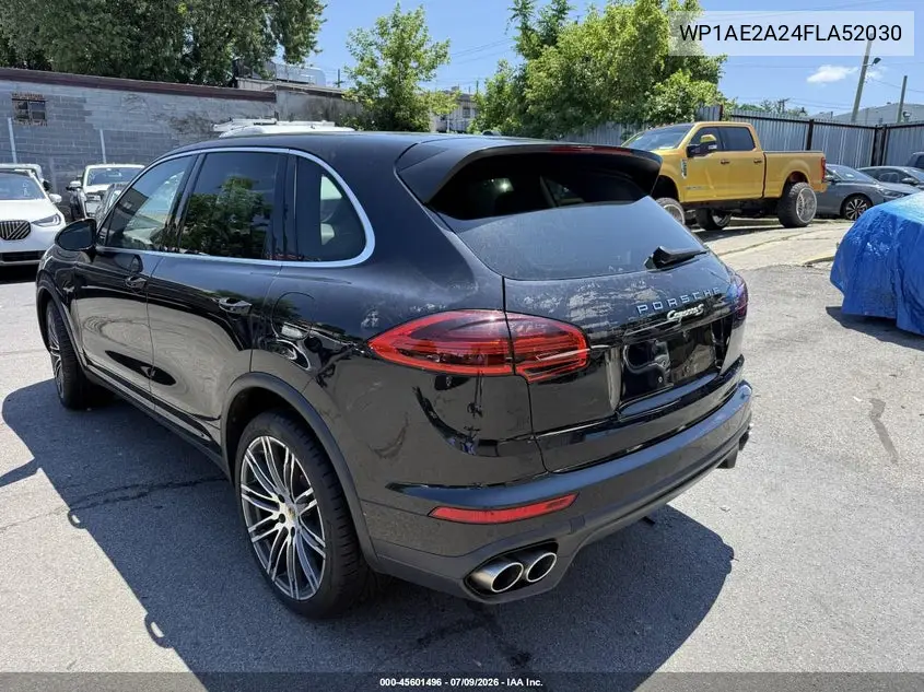 2015 Porsche Cayenne E-Hybrid S VIN: WP1AE2A24FLA52030 Lot: 45601496