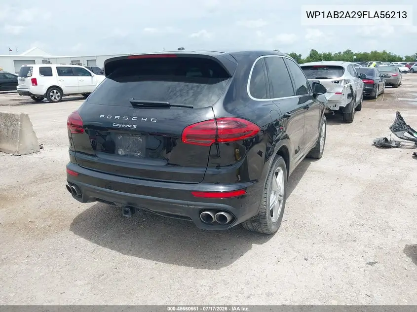 2015 Porsche Cayenne S VIN: WP1AB2A29FLA56213 Lot: 45660661