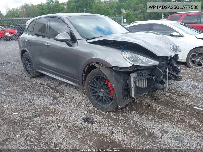 2016 Porsche Cayenne Gts VIN: WP1AD2A25GLA77538 Lot: 45347862