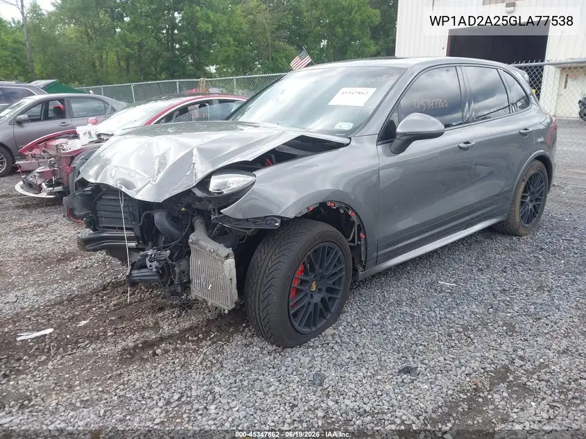 2016 Porsche Cayenne Gts VIN: WP1AD2A25GLA77538 Lot: 45347862