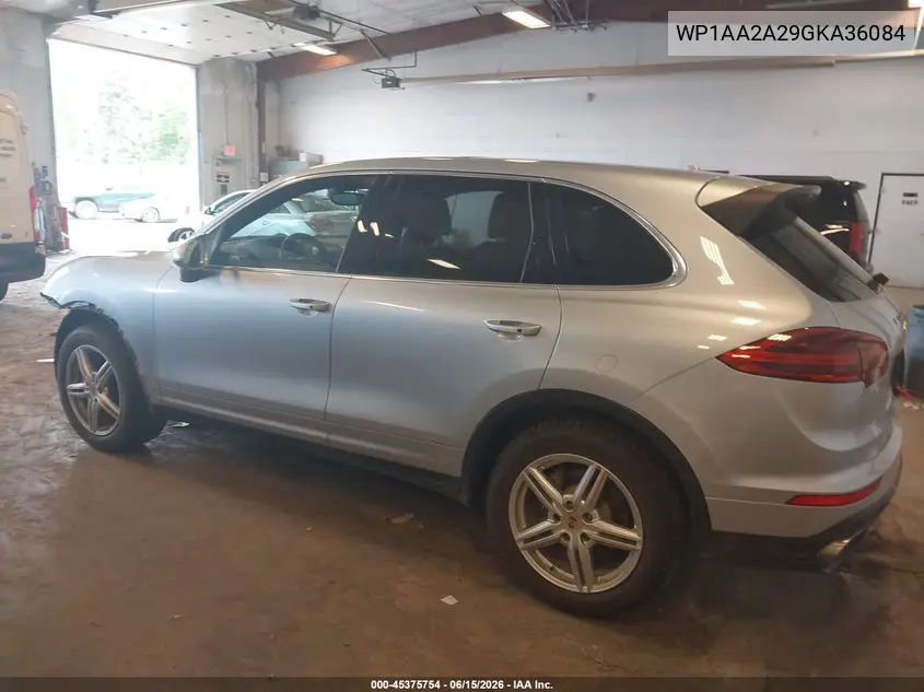 2016 Porsche Cayenne VIN: WP1AA2A29GKA36084 Lot: 45375754