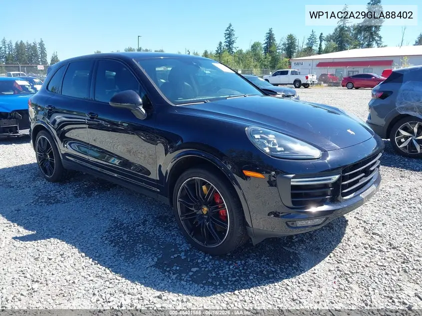 2016 Porsche Cayenne Turbo/Turbo S VIN: WP1AC2A29GLA88402 Lot: 45401586