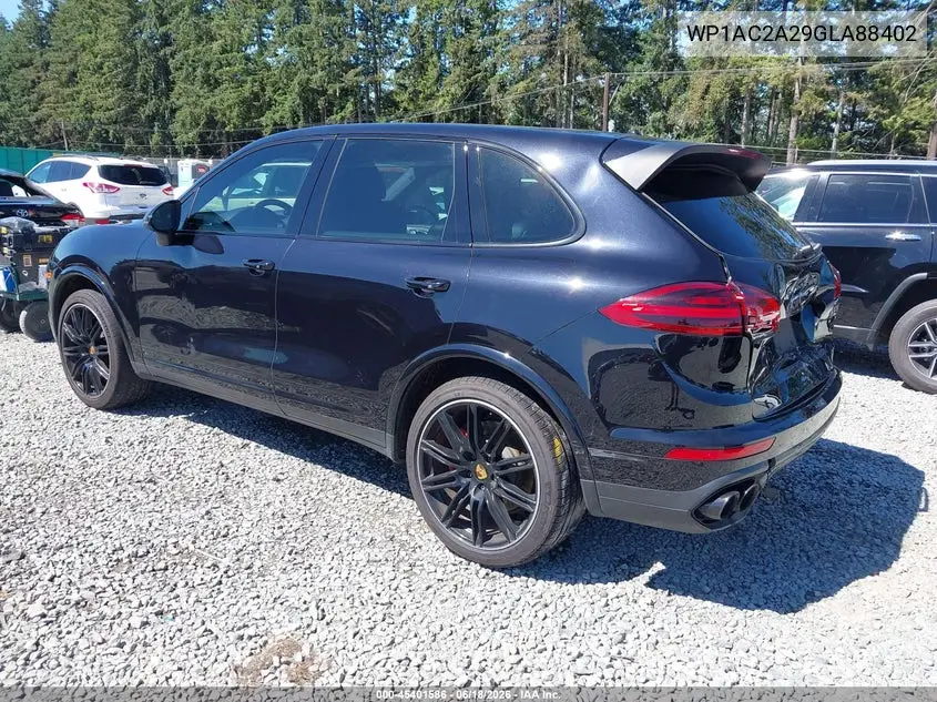 2016 Porsche Cayenne Turbo/Turbo S VIN: WP1AC2A29GLA88402 Lot: 45401586