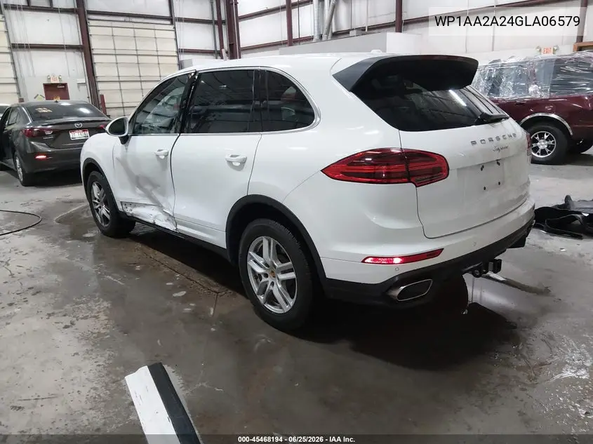 2016 Porsche Cayenne VIN: WP1AA2A24GLA06579 Lot: 45468194