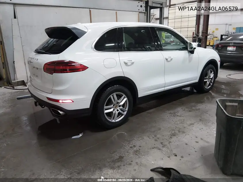 2016 Porsche Cayenne VIN: WP1AA2A24GLA06579 Lot: 45468194