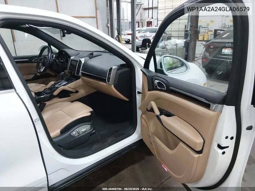 2016 Porsche Cayenne VIN: WP1AA2A24GLA06579 Lot: 45468194