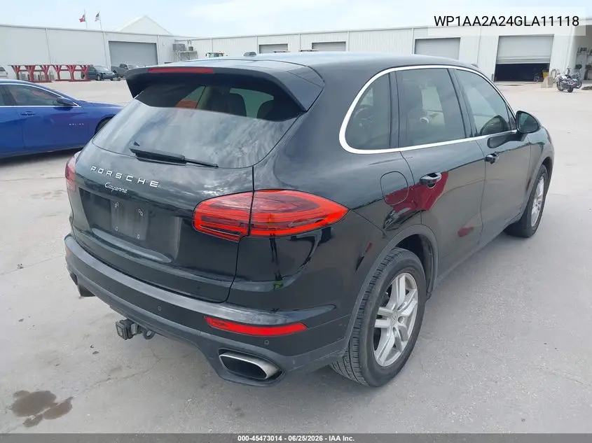 2016 Porsche Cayenne VIN: WP1AA2A24GLA11118 Lot: 45473014