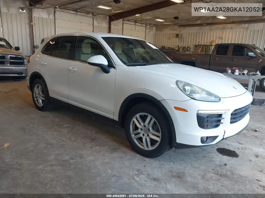 2016 Porsche Cayenne VIN: WP1AA2A28GKA12052 Lot: 45545591
