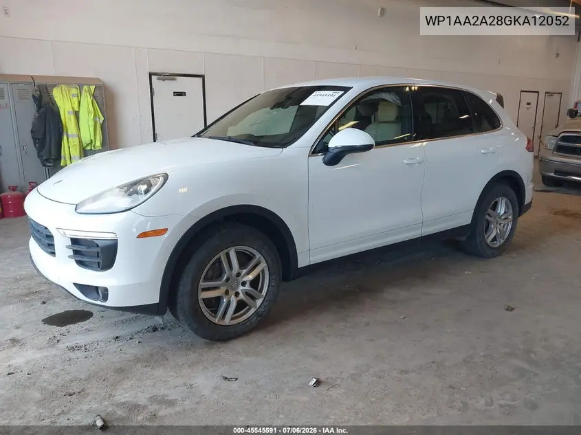 2016 Porsche Cayenne VIN: WP1AA2A28GKA12052 Lot: 45545591