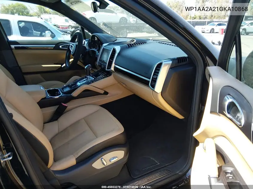 2016 Porsche Cayenne VIN: WP1AA2A21GKA10868 Lot: 45553278