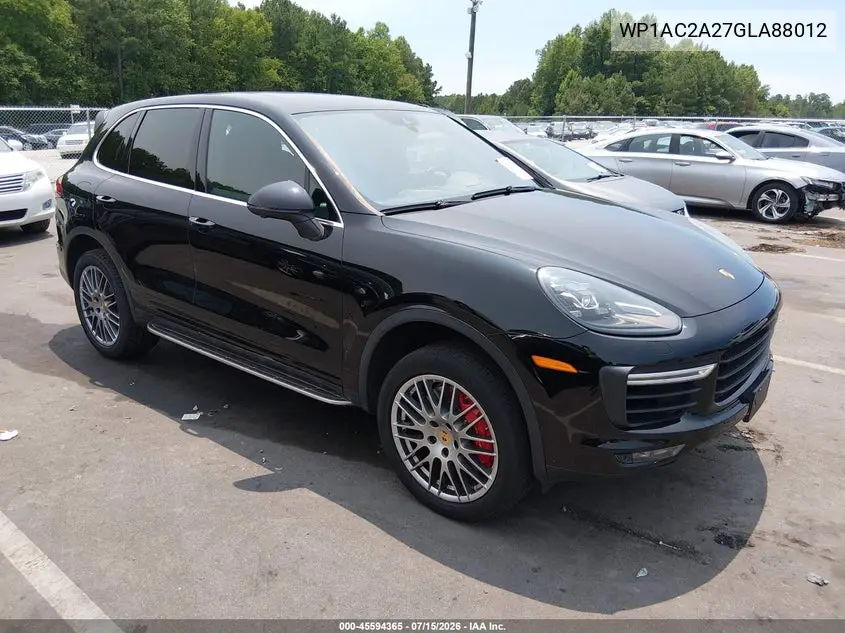 2016 Porsche Cayenne Turbo/Turbo S VIN: WP1AC2A27GLA88012 Lot: 45594365