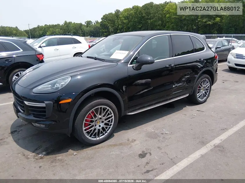 2016 Porsche Cayenne Turbo/Turbo S VIN: WP1AC2A27GLA88012 Lot: 45594365