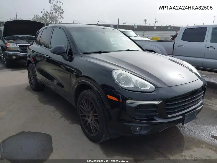 WP1AA2A24HKA82505 2017 Porsche Cayenne Platinum Edition