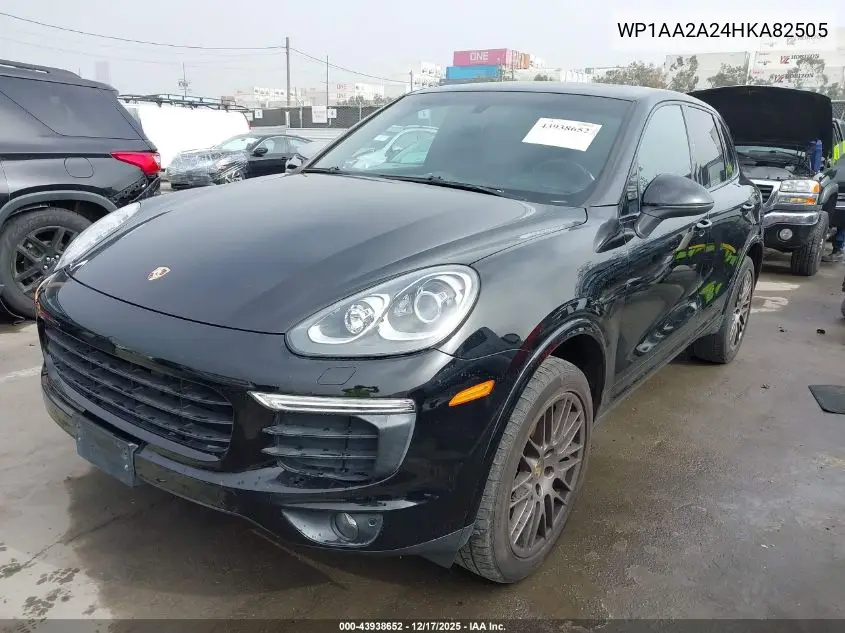 WP1AA2A24HKA82505 2017 Porsche Cayenne Platinum Edition