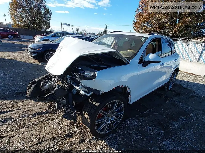 WP1AA2A2XHKA82217 2017 Porsche Cayenne Platinum Edition