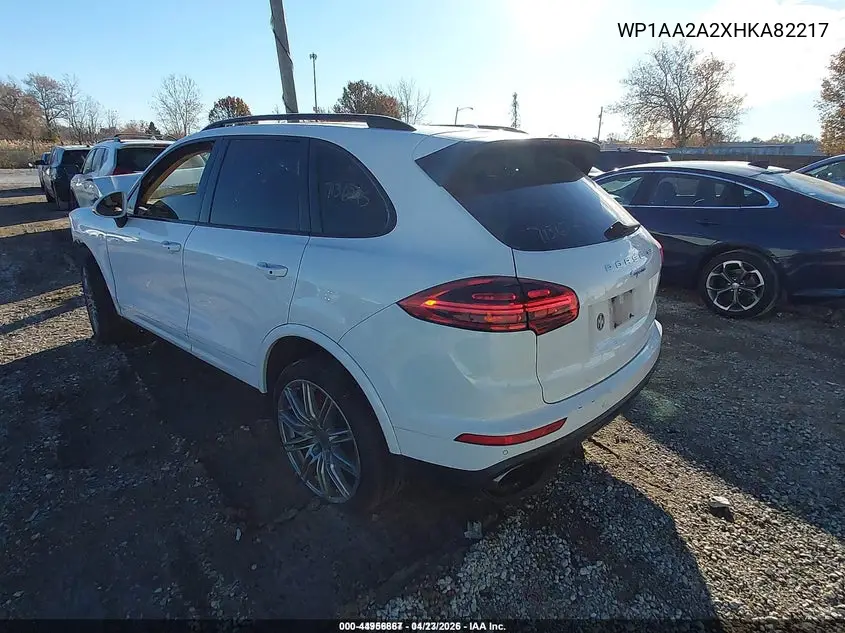 WP1AA2A2XHKA82217 2017 Porsche Cayenne Platinum Edition