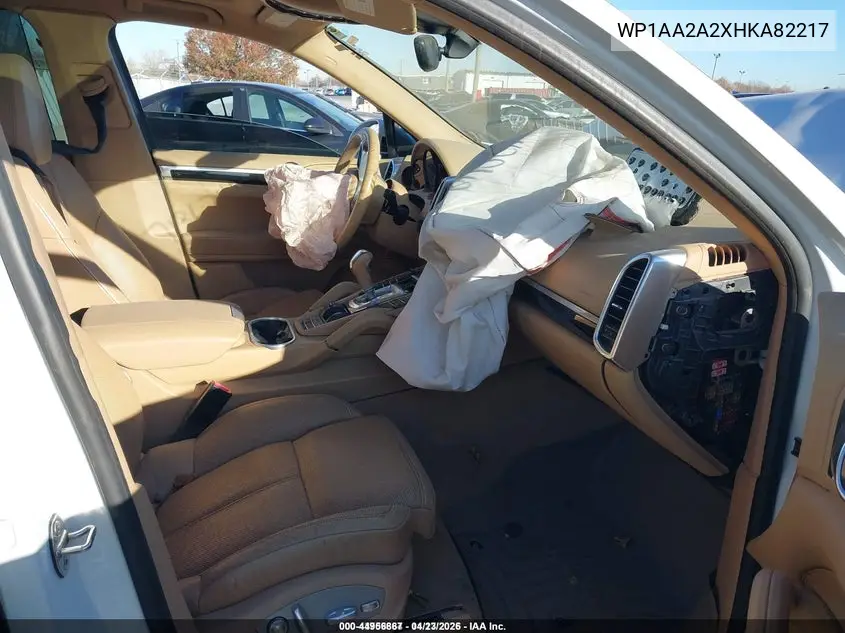 WP1AA2A2XHKA82217 2017 Porsche Cayenne Platinum Edition