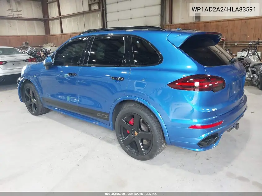 2017 Porsche Cayenne Gts VIN: WP1AD2A24HLA83591 Lot: 45406969