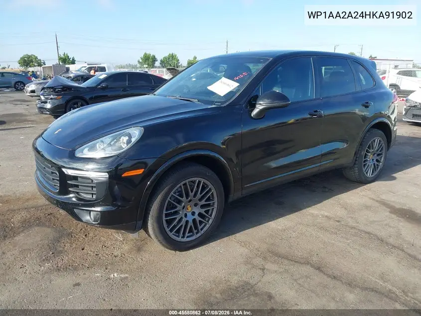 2017 Porsche Cayenne Platinum Edition VIN: WP1AA2A24HKA91902 Lot: 45580862