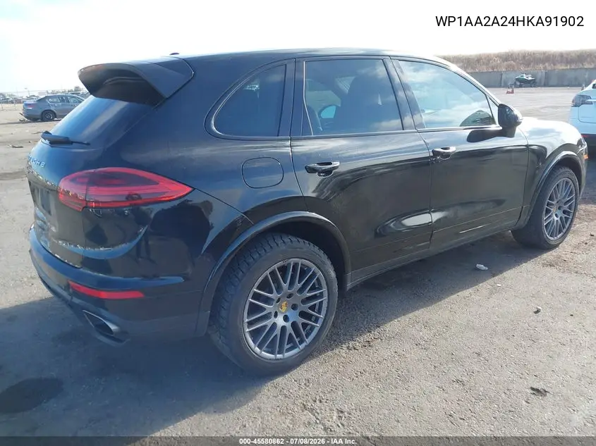 2017 Porsche Cayenne Platinum Edition VIN: WP1AA2A24HKA91902 Lot: 45580862