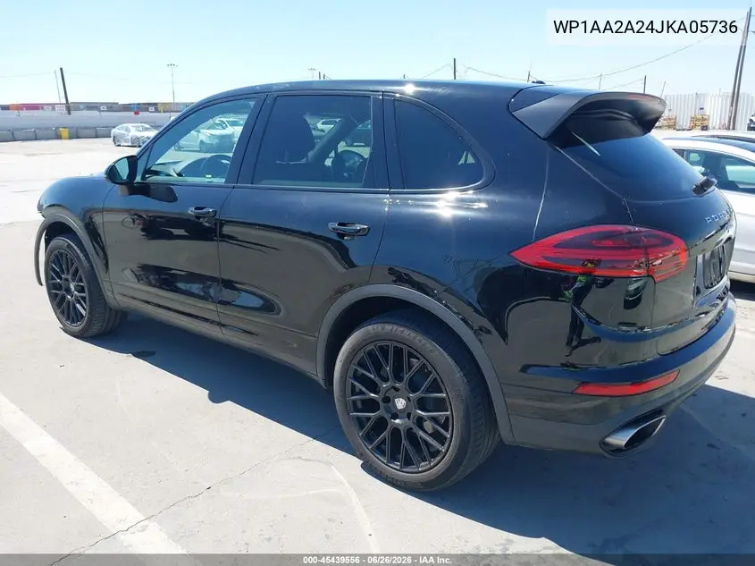 2018 Porsche Cayenne VIN: WP1AA2A24JKA05736 Lot: 45439556