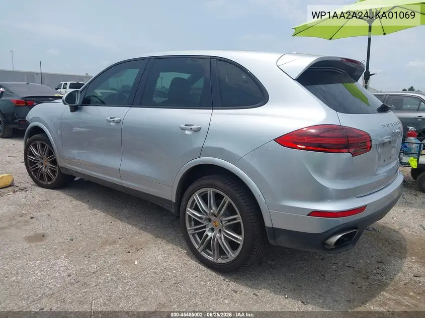 2018 Porsche Cayenne Platinum Edition VIN: WP1AA2A24JKA01069 Lot: 45485002
