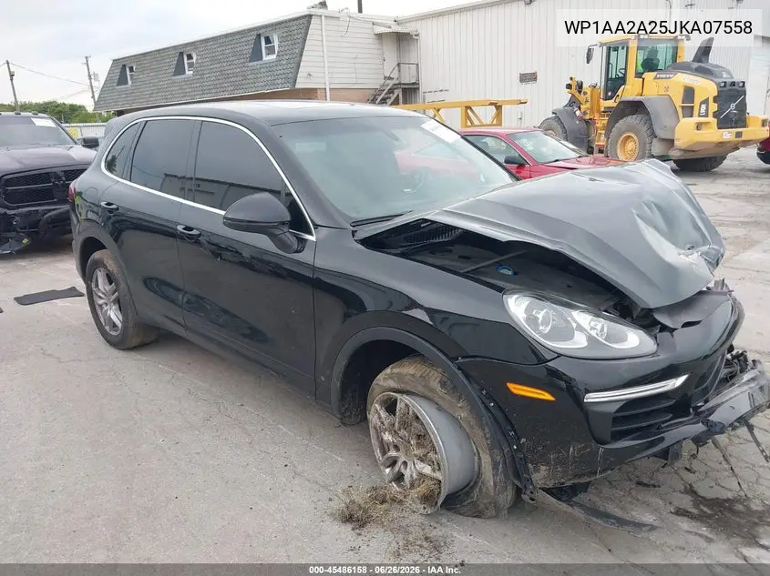 2018 Porsche Cayenne Platinum Edition VIN: WP1AA2A25JKA07558 Lot: 45486158