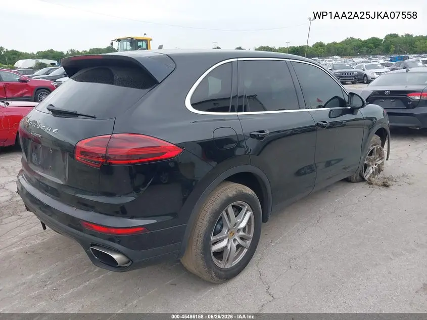 2018 Porsche Cayenne Platinum Edition VIN: WP1AA2A25JKA07558 Lot: 45486158