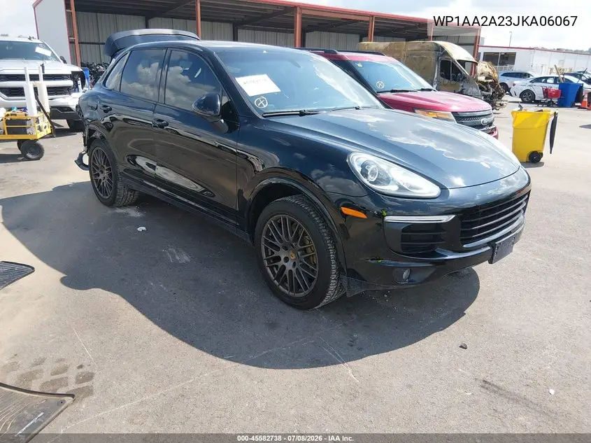 2018 Porsche Cayenne Platinum Edition VIN: WP1AA2A23JKA06067 Lot: 45582738