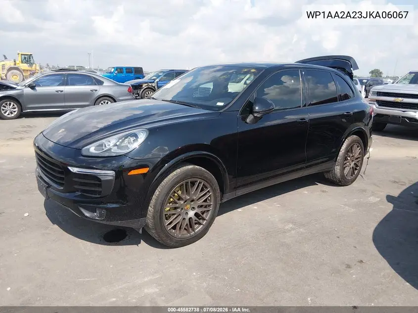 2018 Porsche Cayenne Platinum Edition VIN: WP1AA2A23JKA06067 Lot: 45582738