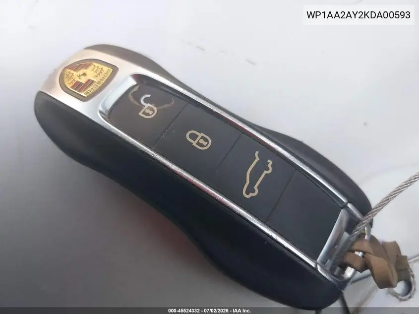 2019 Porsche Cayenne VIN: WP1AA2AY2KDA00593 Lot: 45524332