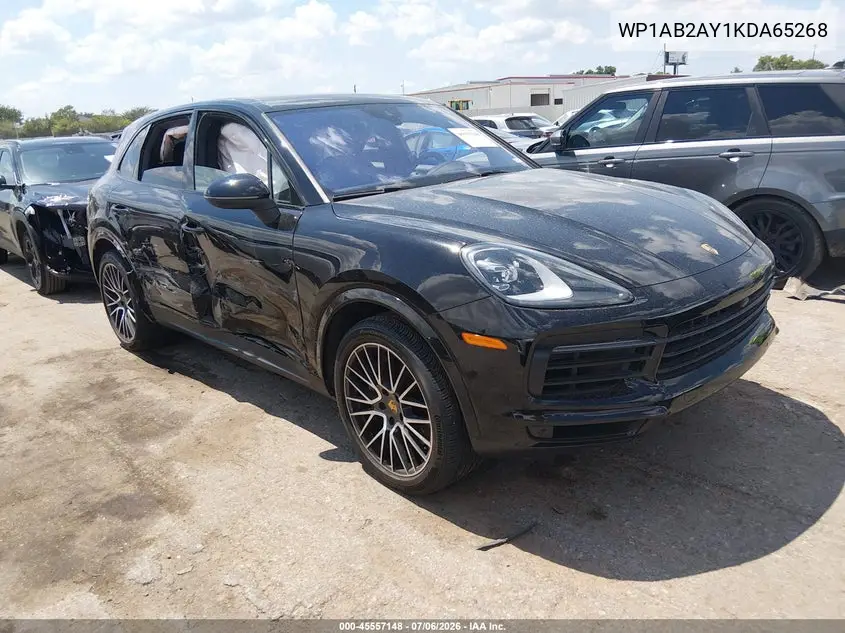 2019 Porsche Cayenne S VIN: WP1AB2AY1KDA65268 Lot: 45557148