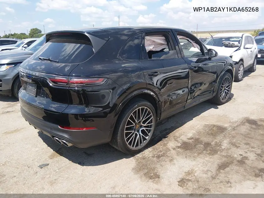 2019 Porsche Cayenne S VIN: WP1AB2AY1KDA65268 Lot: 45557148