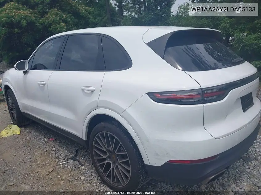 2020 Porsche Cayenne VIN: WP1AA2AY2LDA05133 Lot: 45231755
