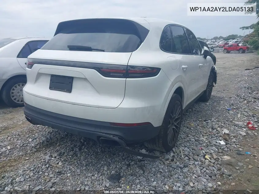 2020 Porsche Cayenne VIN: WP1AA2AY2LDA05133 Lot: 45231755