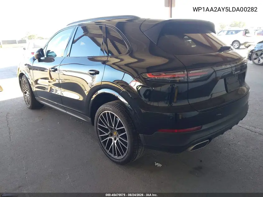 2020 Porsche Cayenne VIN: WP1AA2AY5LDA00282 Lot: 45470575