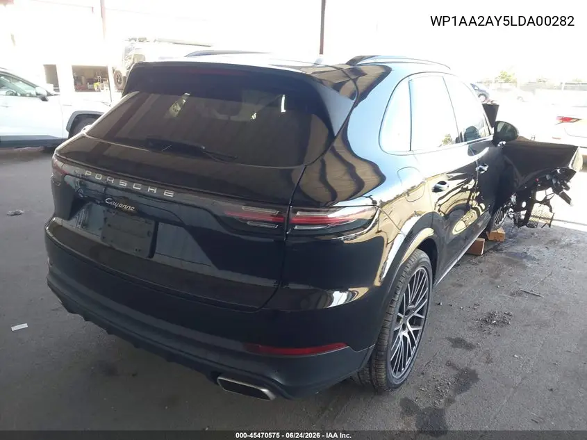 2020 Porsche Cayenne VIN: WP1AA2AY5LDA00282 Lot: 45470575