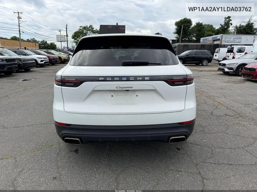 2020 Porsche Cayenne VIN: WP1AA2AY1LDA03762 Lot: 45499982