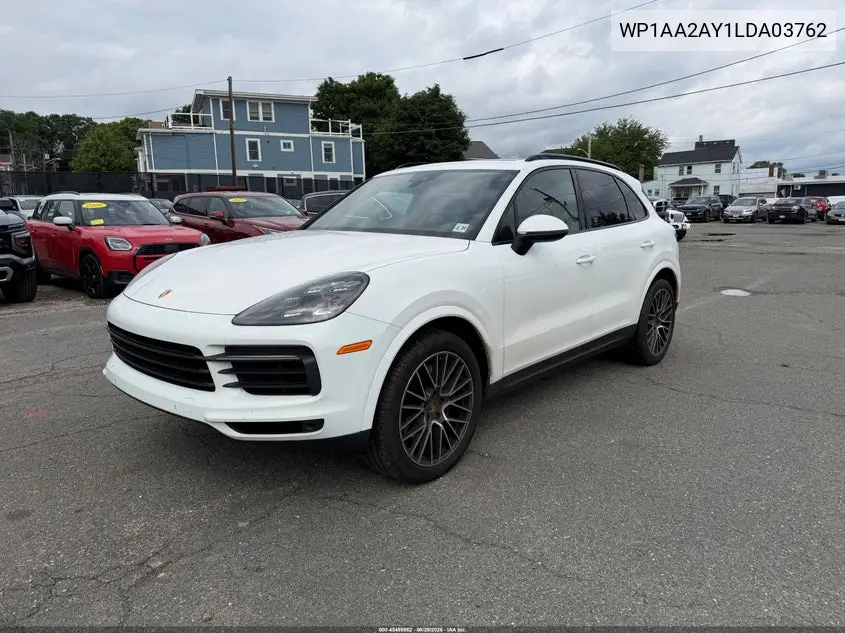 2020 Porsche Cayenne VIN: WP1AA2AY1LDA03762 Lot: 45499982