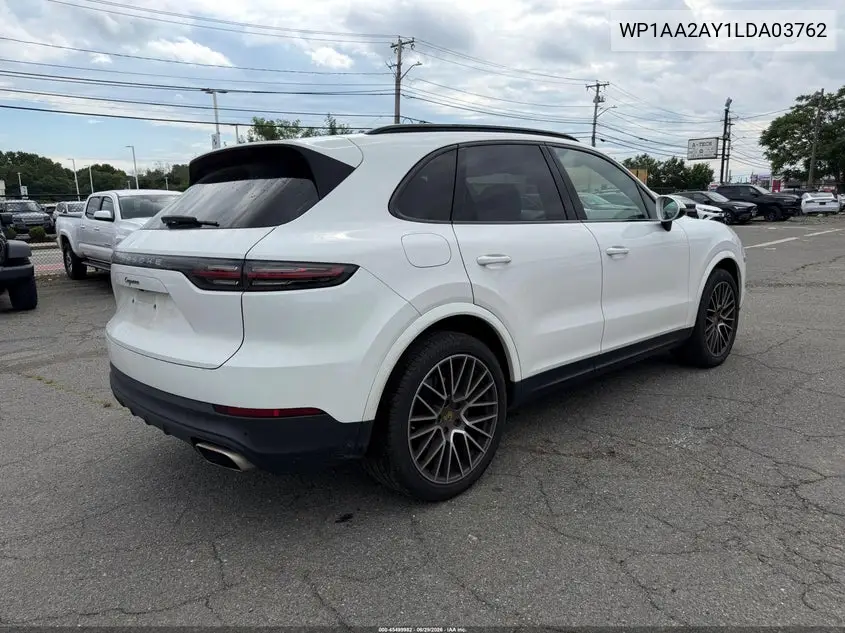 2020 Porsche Cayenne VIN: WP1AA2AY1LDA03762 Lot: 45499982