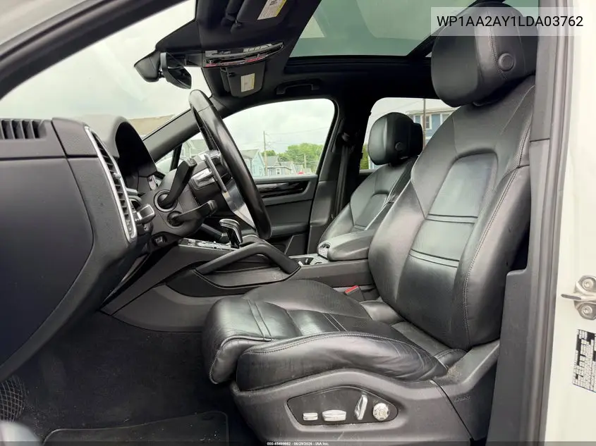 2020 Porsche Cayenne VIN: WP1AA2AY1LDA03762 Lot: 45499982