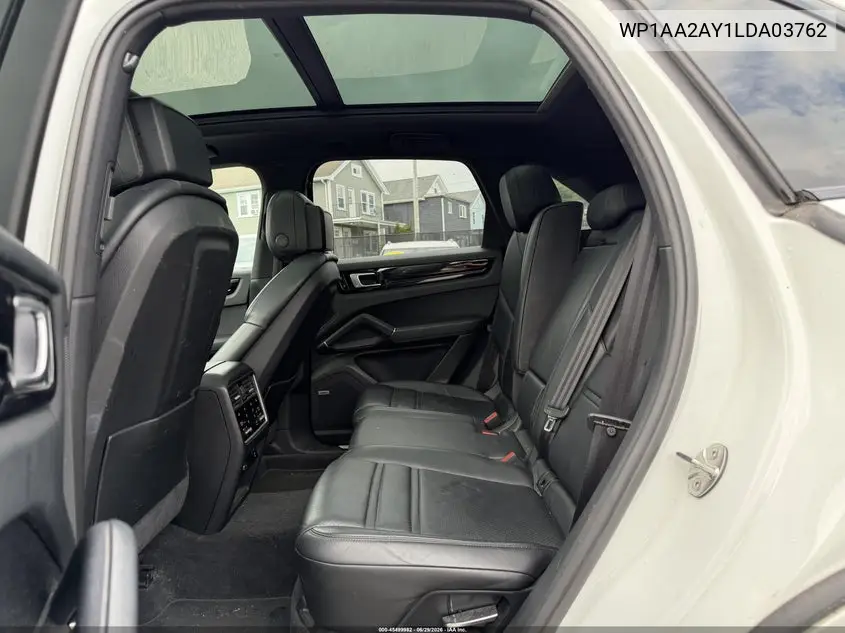 2020 Porsche Cayenne VIN: WP1AA2AY1LDA03762 Lot: 45499982
