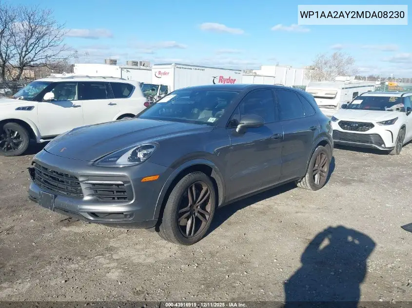 WP1AA2AY2MDA08230 2021 Porsche Cayenne