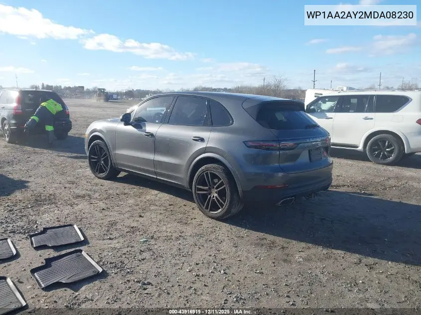 WP1AA2AY2MDA08230 2021 Porsche Cayenne