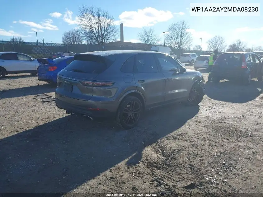 WP1AA2AY2MDA08230 2021 Porsche Cayenne