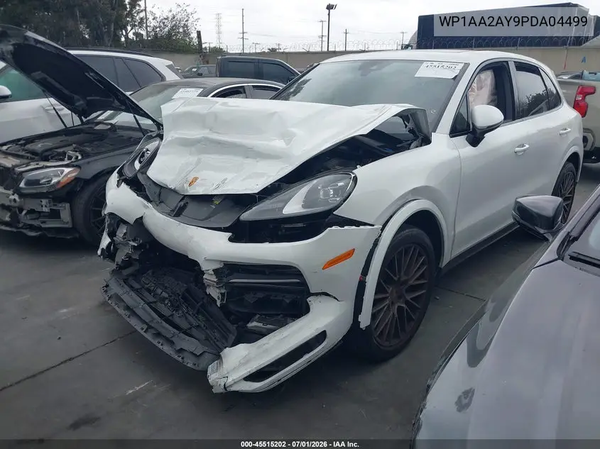 2023 Porsche Cayenne Platinum Edition VIN: WP1AA2AY9PDA04499 Lot: 45515202