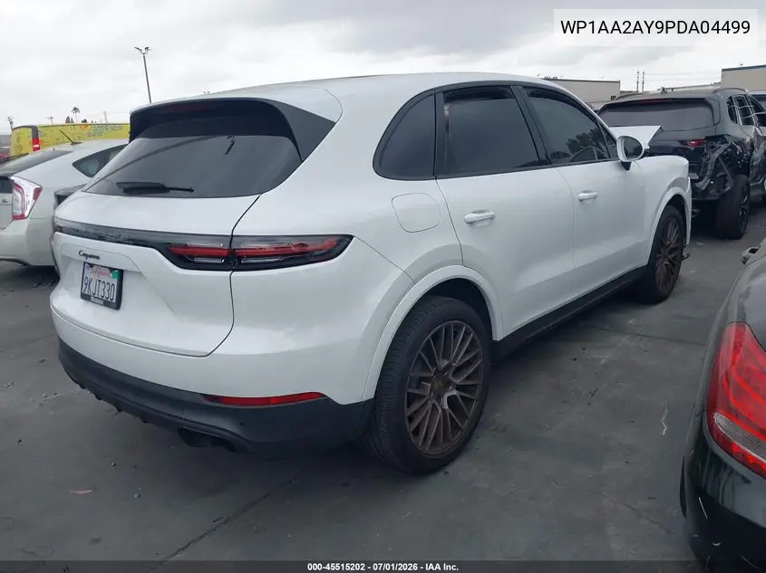 2023 Porsche Cayenne Platinum Edition VIN: WP1AA2AY9PDA04499 Lot: 45515202