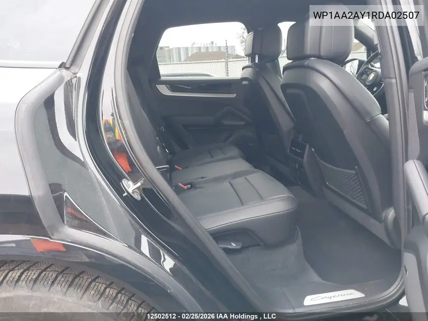 2024 Porsche Cayenne VIN: WP1AA2AY1RDA02507 Lot: 12502512