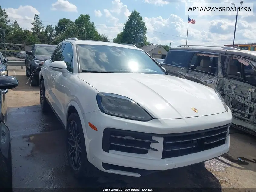 2024 Porsche Cayenne VIN: WP1AA2AY5RDA14496 Lot: 45318265