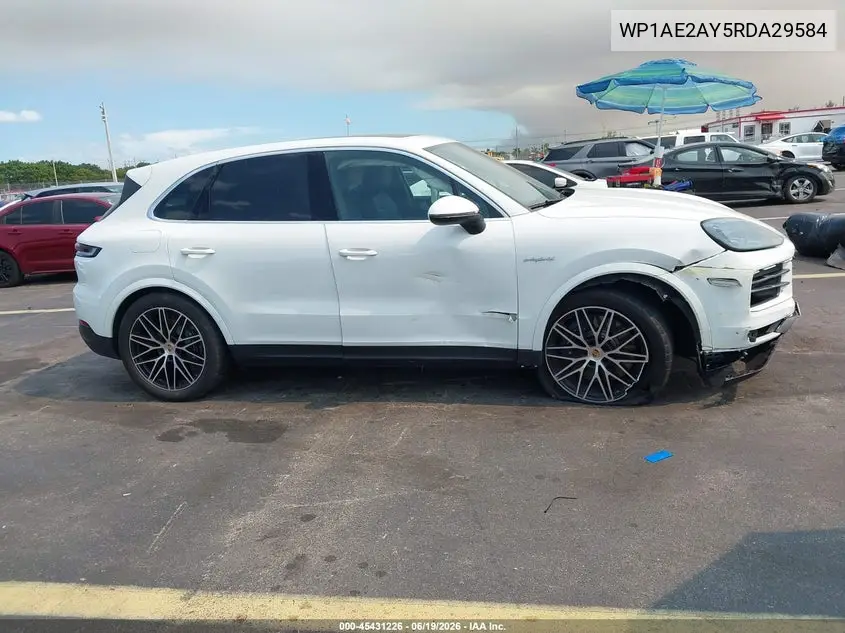 2024 Porsche Cayenne E-Hybrid VIN: WP1AE2AY5RDA29584 Lot: 45431226